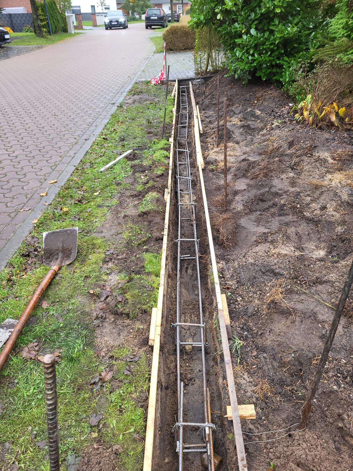 Außenbereich vor den Arbeiten
