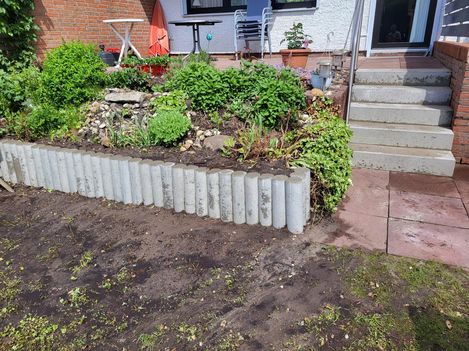 Gepflasterter Außenbereich in Celle