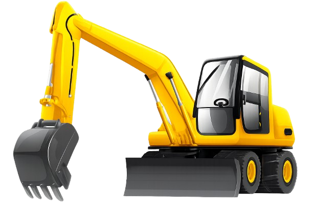 Bagger für Erd- und Tiefbau